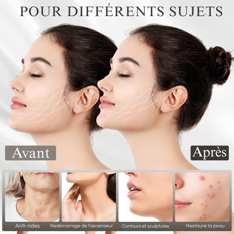 Gaine visage jawline